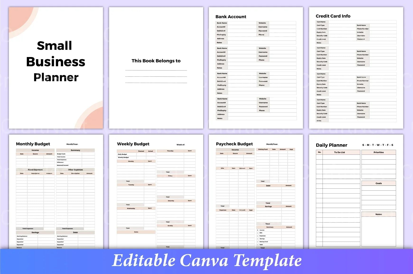 Small Business Planner Guide - CraftNest - Digital Crafting and Art