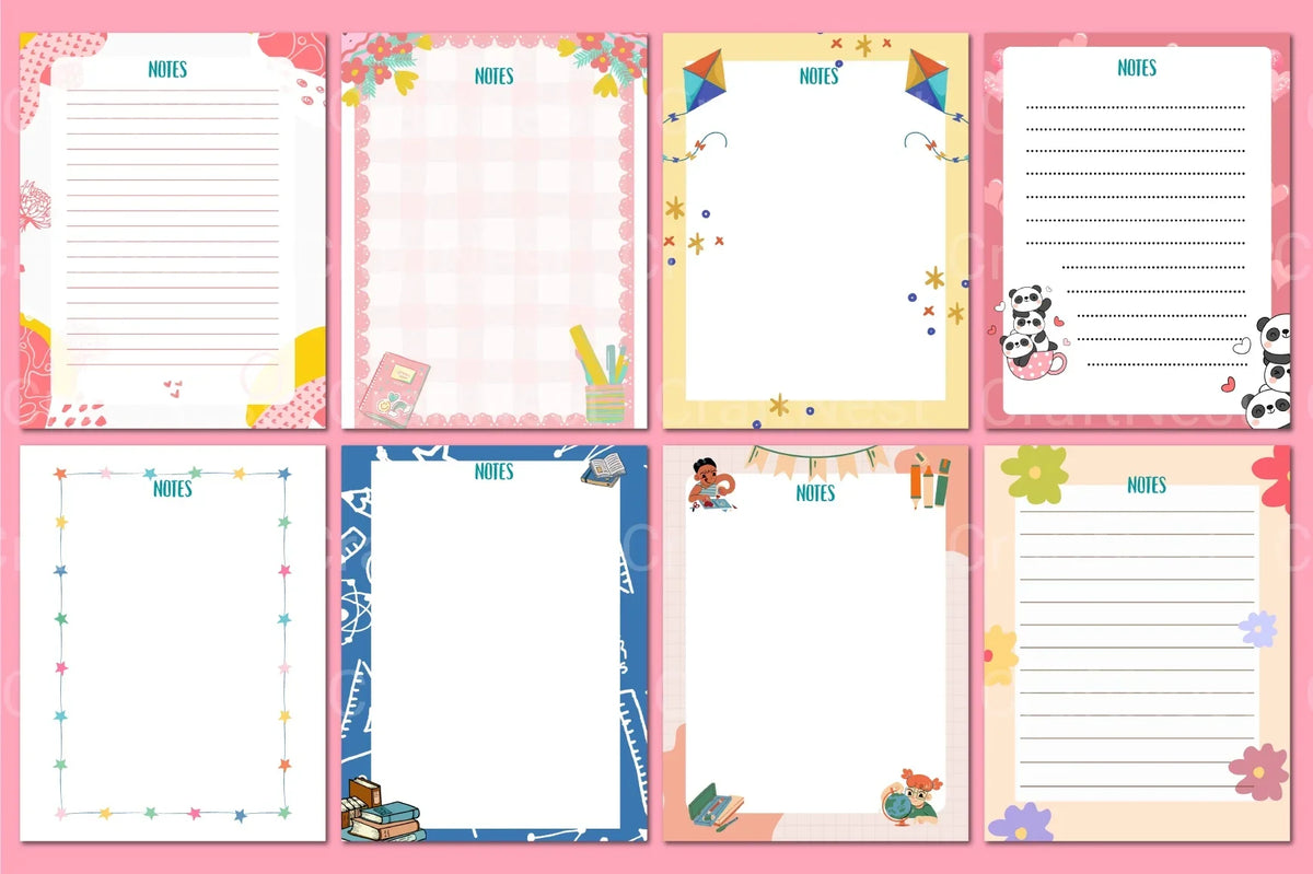 Writing Guide Notebook Kids Notebook Writing Guide