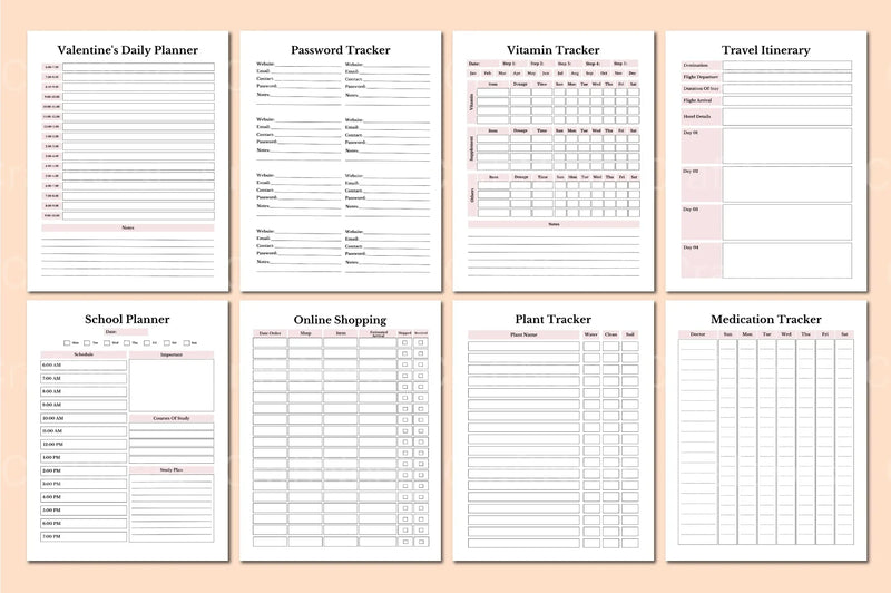 Household Planner for Efficient Home Management - CraftNest - Digital Crafting and Art
