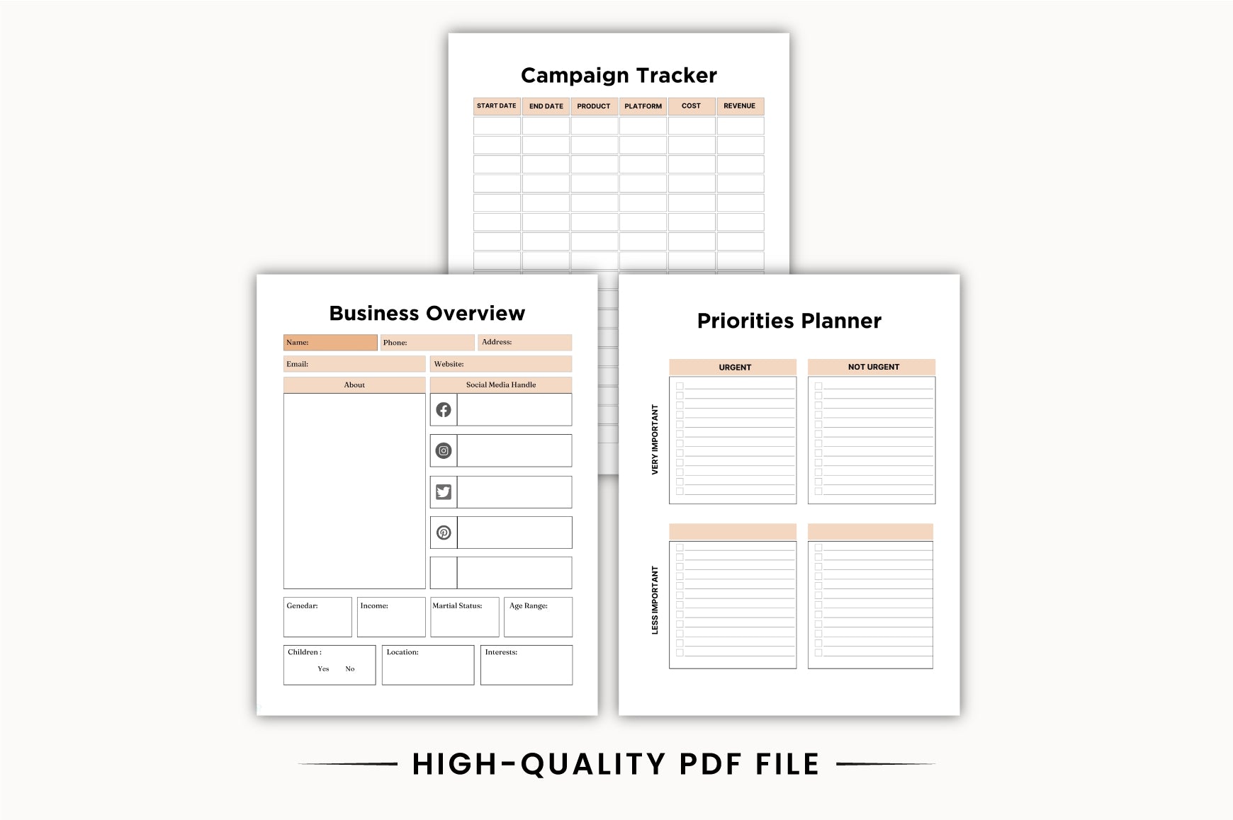 Side Hustle Success Planner