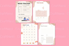 Mood Tracker Template for Improved Well-being - CraftNest - Digital Crafting and Art