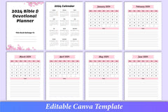 Bible Devotional Planner - 100 Planner - CraftNest - Digital Crafting and Art