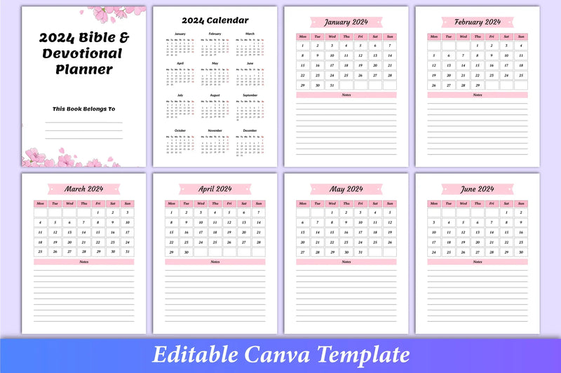Bible Devotional Planner - 100 Planner - CraftNest - Digital Crafting and Art
