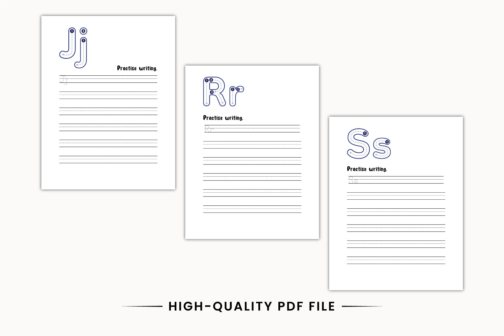 Back to School Alphabet Learning Planner