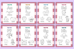 My ABC Coloring Booklet - CraftNest - Digital Crafting and Art