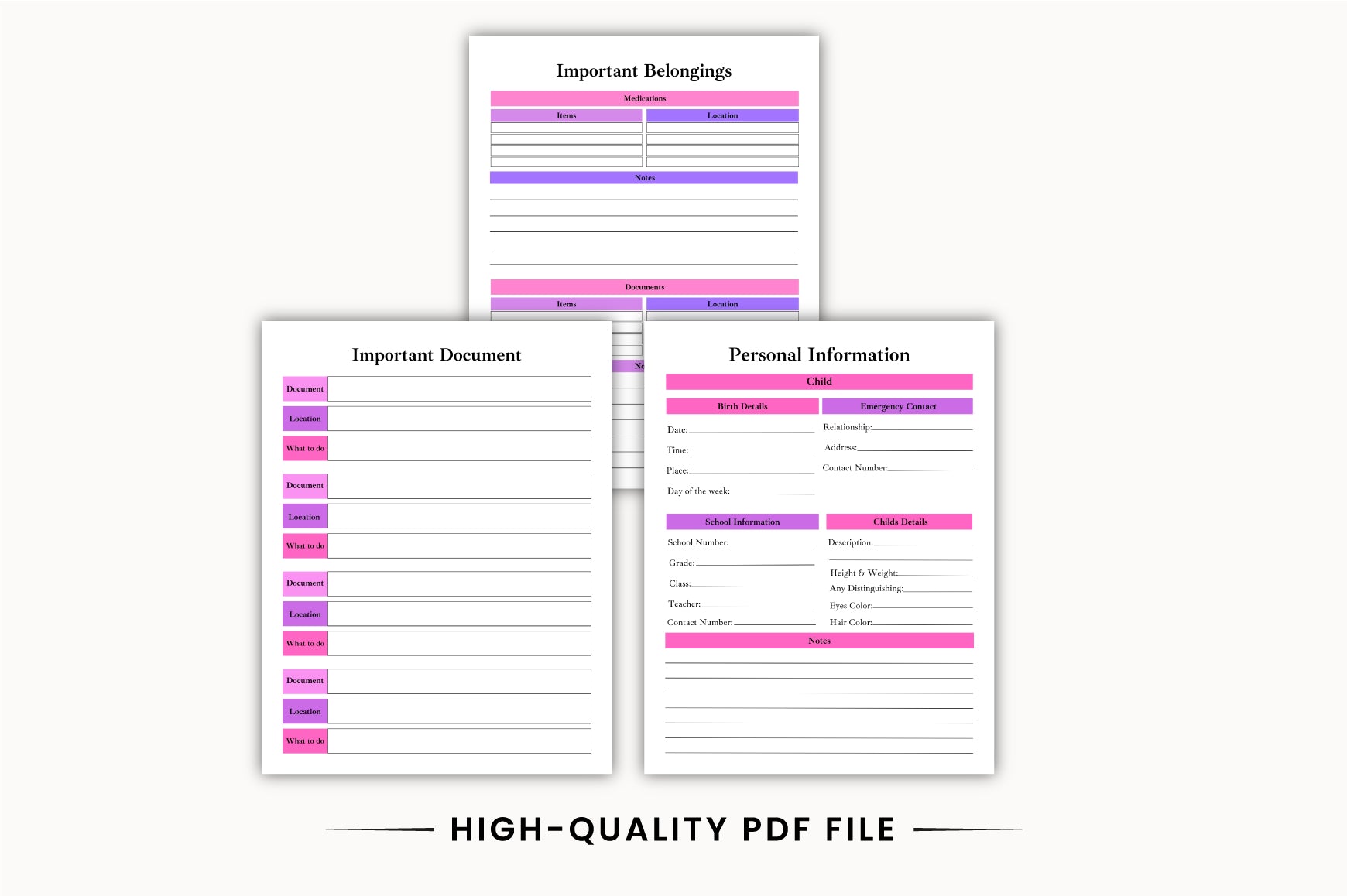 Legacy End of Life Planner