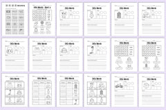 Kindergarten CVCE Workbook for Early Literacy Skills - CraftNest - Digital Crafting and Art