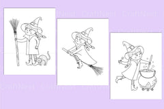 Cute Halloween Coloring Pages - CraftNest - Digital Crafting and Art