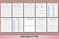 Medical Planner Template - CraftNest - Digital Crafting and Art