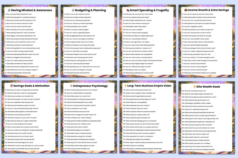 Money Saving Prompts Clipart Bundle - CraftNest - Digital Crafting and Art
