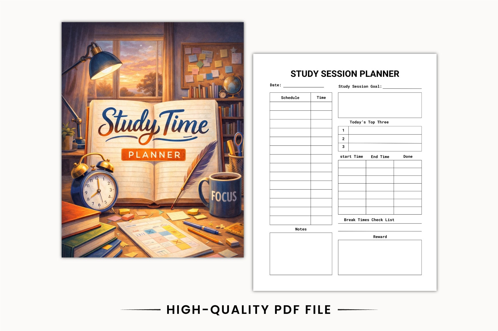 Study Time Planner