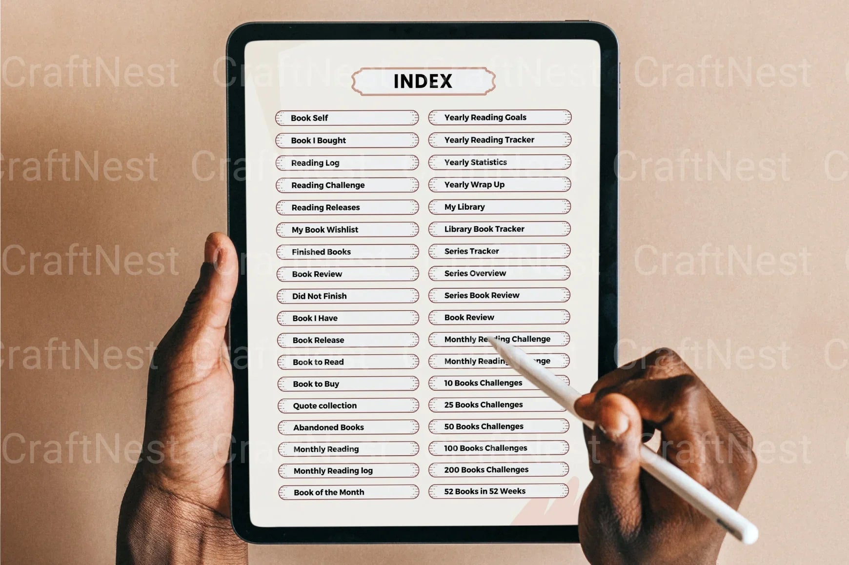 Reading Planner Guide - CraftNest - Digital Crafting and Art