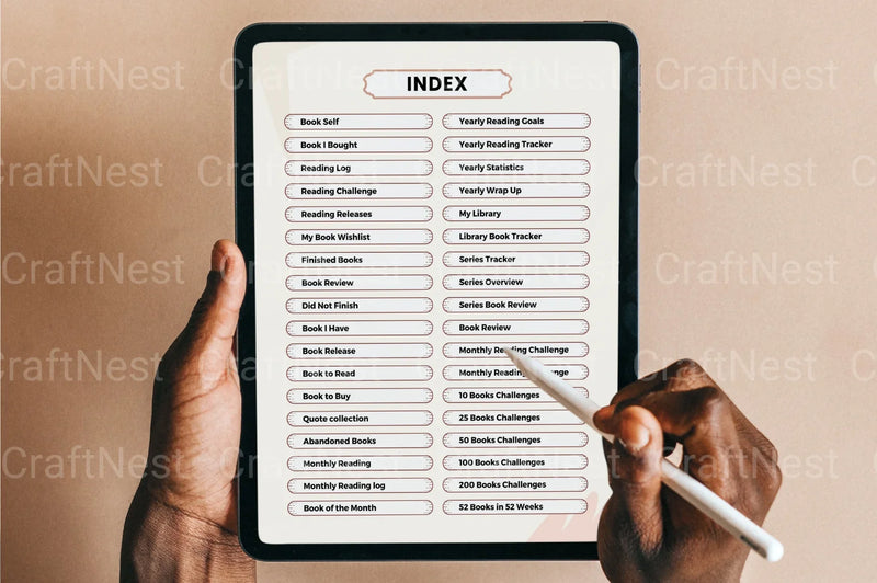 Reading Planner Guide - CraftNest - Digital Crafting and Art