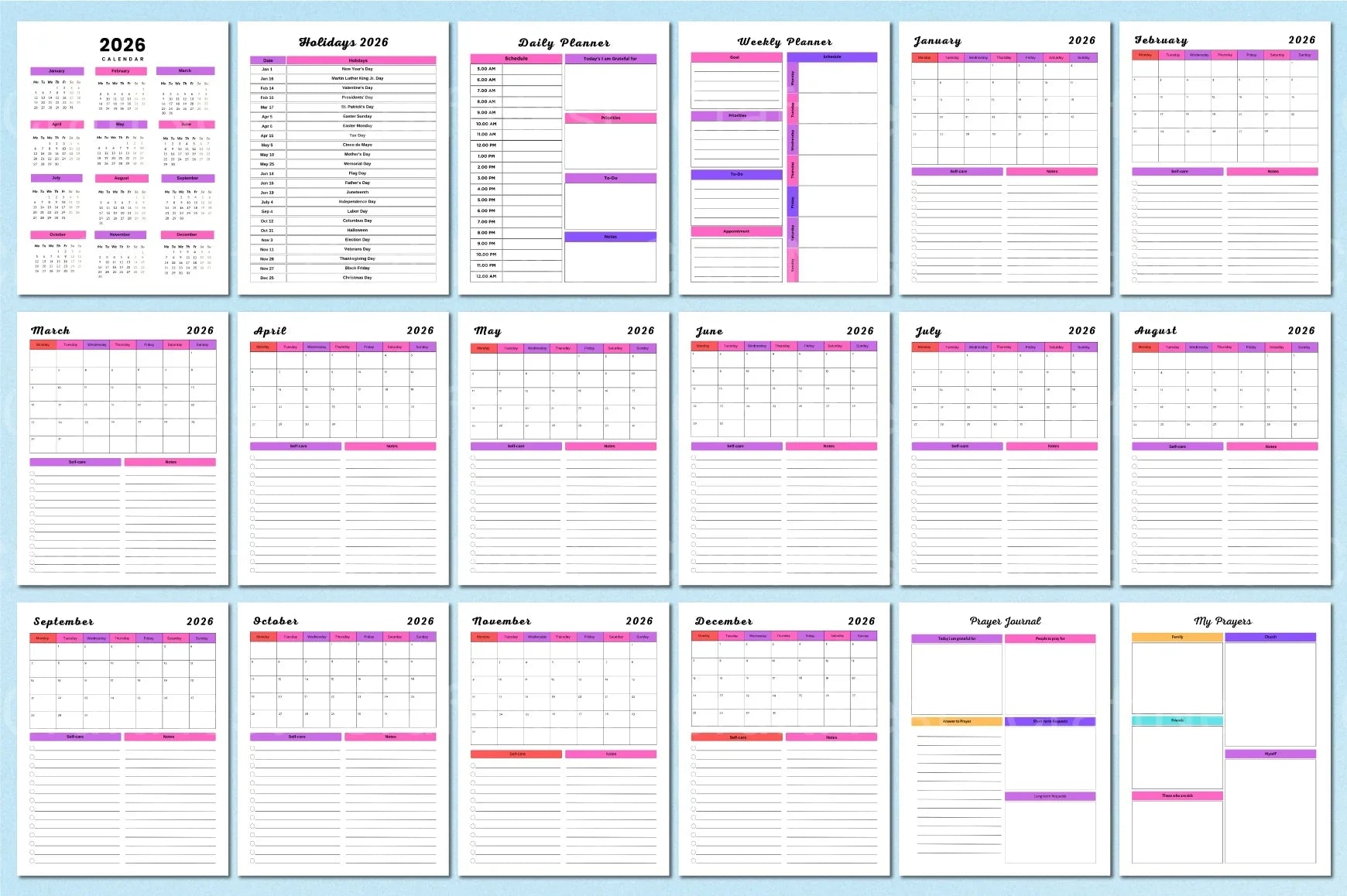 Bible Devotional Planner for Spiritual Growth - CraftNest - Digital Crafting and Art