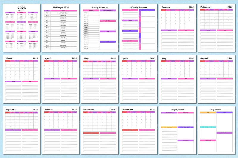Bible Devotional Planner for Spiritual Growth - CraftNest - Digital Crafting and Art