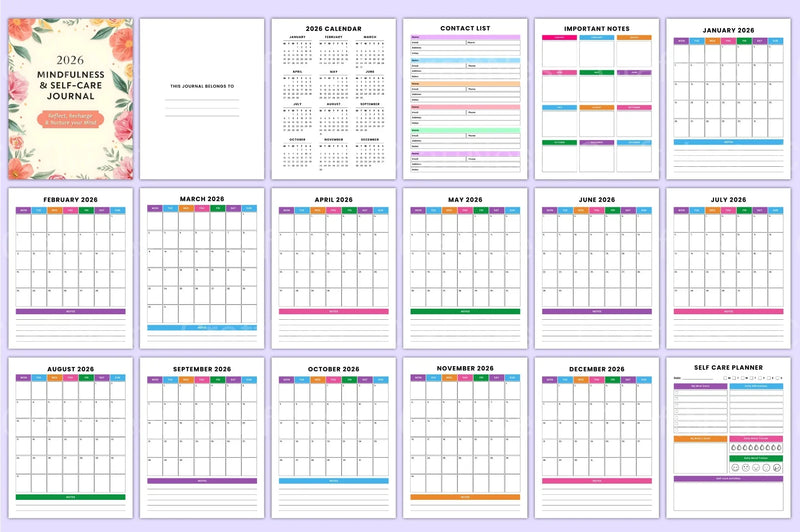 Mindfulness Self-Care Guide - CraftNest - Digital Crafting and Art