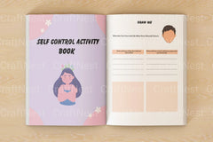 Self Control Activity Book for Kids - CraftNest - Digital Crafting and Art