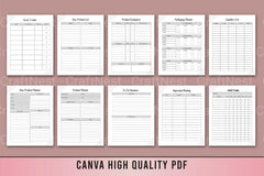 Small Business Planner Template - CraftNest - Digital Crafting and Art