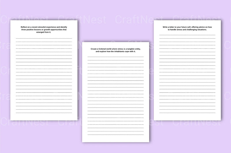 Stress Processing Creative Prompts - CraftNest - Digital Crafting and Art