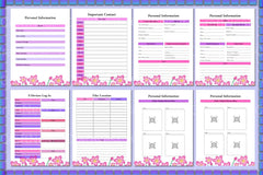 End of Life Planner Template - Canva - CraftNest - Digital Crafting and Art