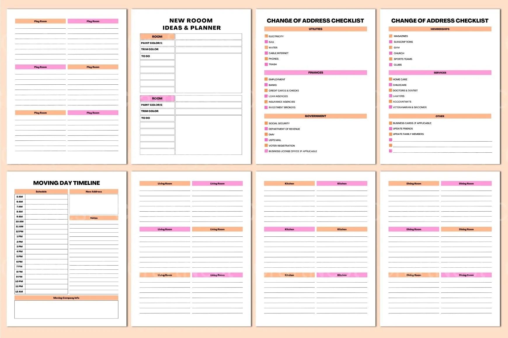 Moving Planner Guide - CraftNest - Digital Crafting and Art