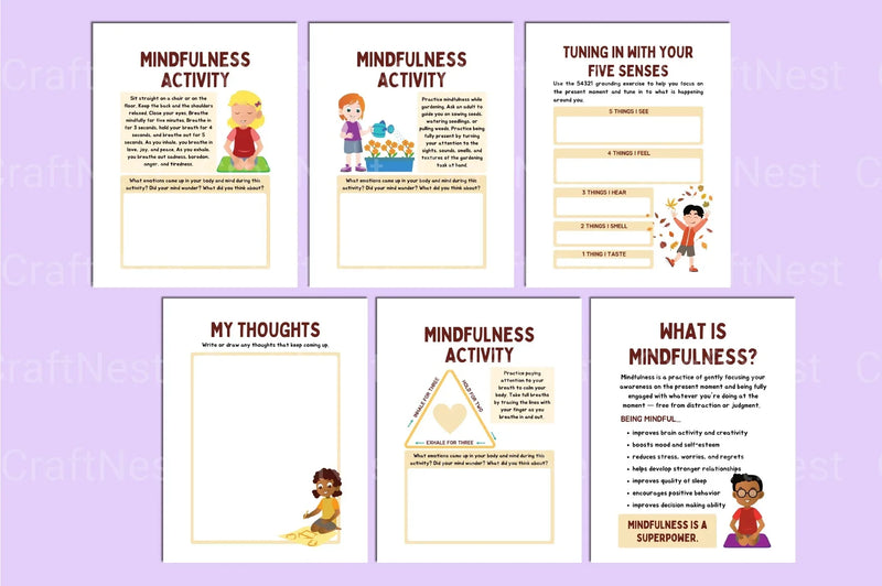 Mindfulness Activities for Kids - CraftNest - Digital Crafting and Art