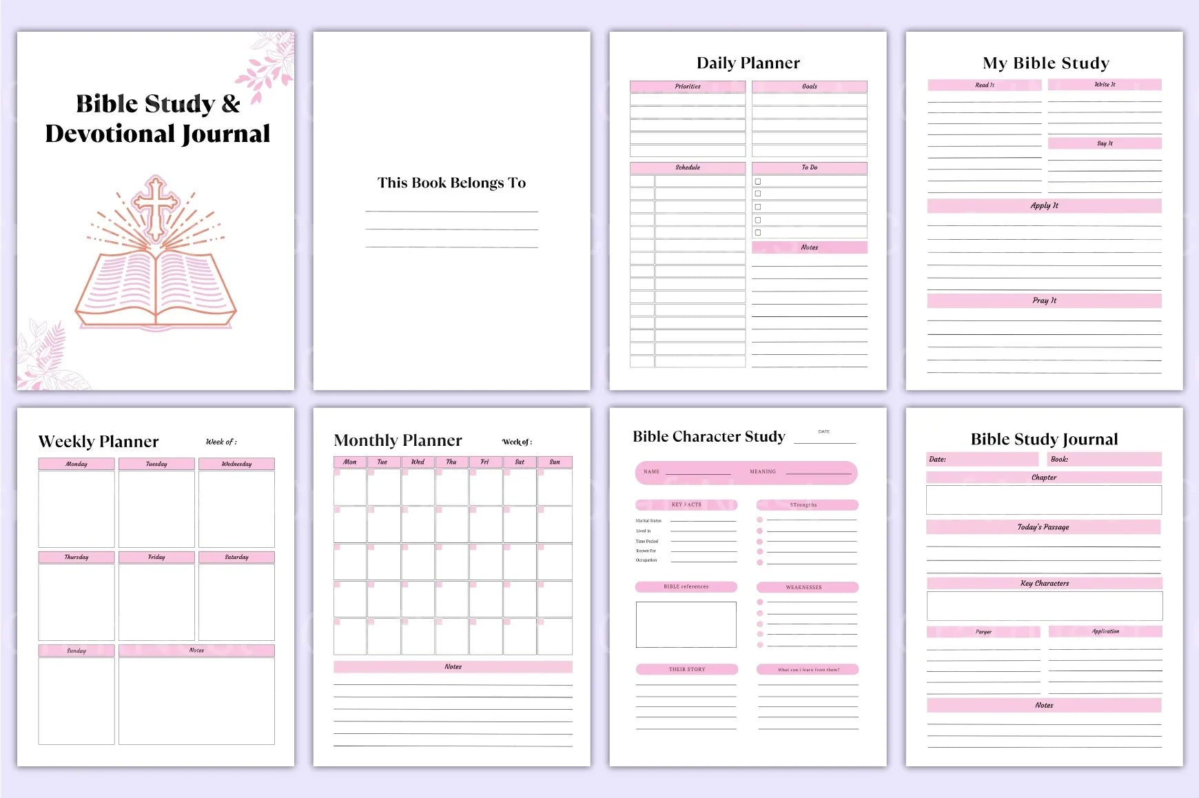 Bible Study Devotional Guide - CraftNest - Digital Crafting and Art
