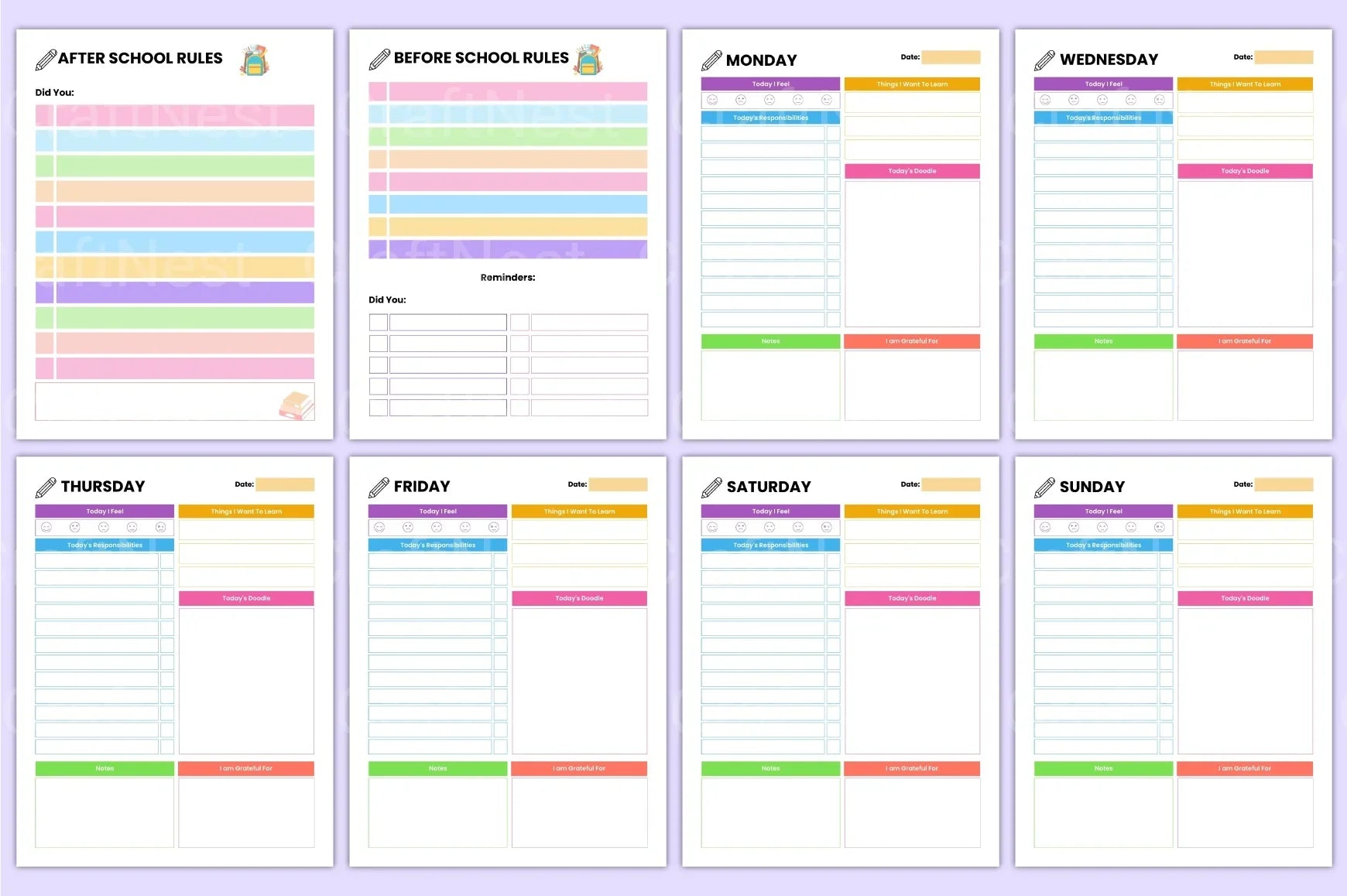 Mega Homeschool Planner 2023 - CraftNest - Digital Crafting and Art