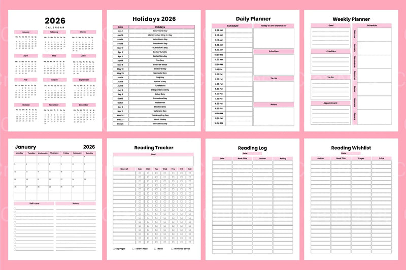 Reading Book Tracker App - CraftNest - Digital Crafting and Art