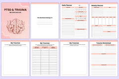 PTSD Trauma Recovery Workbook - CraftNest - Digital Crafting and Art