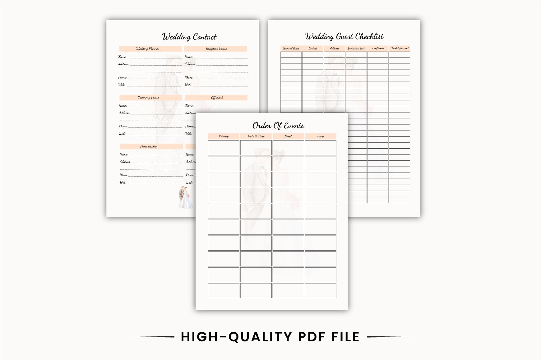 Wedding Planning Guide Planner