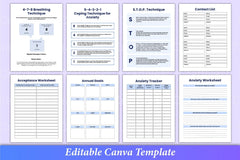 Mental Health Worksheets for Wellbeing - CraftNest - Digital Crafting and Art