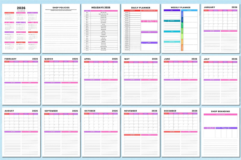 Online Success Planner - CraftNest - Digital Crafting and Art