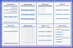 Craft Planner Template - CraftNest - Digital Crafting and Art