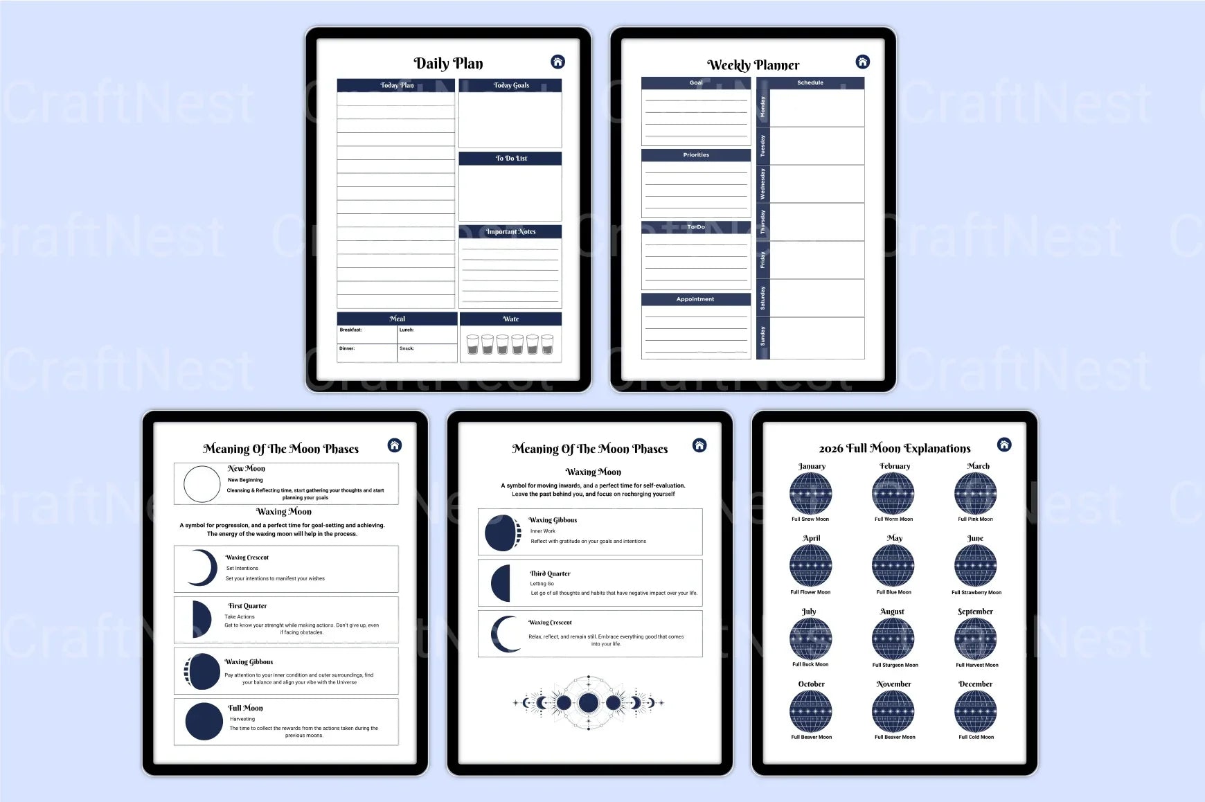 Moon Astrology Guide - CraftNest - Digital Crafting and Art