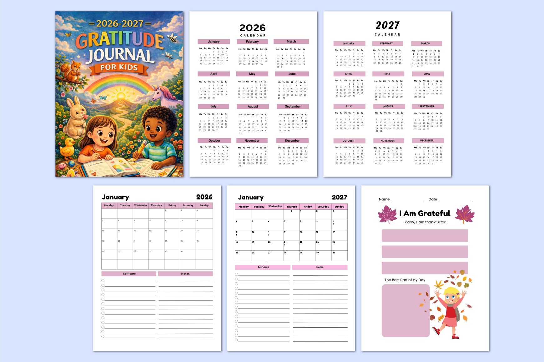 Gratitude Journal for Kids