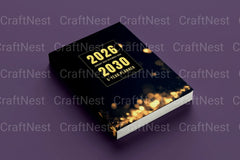 Yearly Monthly Planner Template - CraftNest - Digital Crafting and Art
