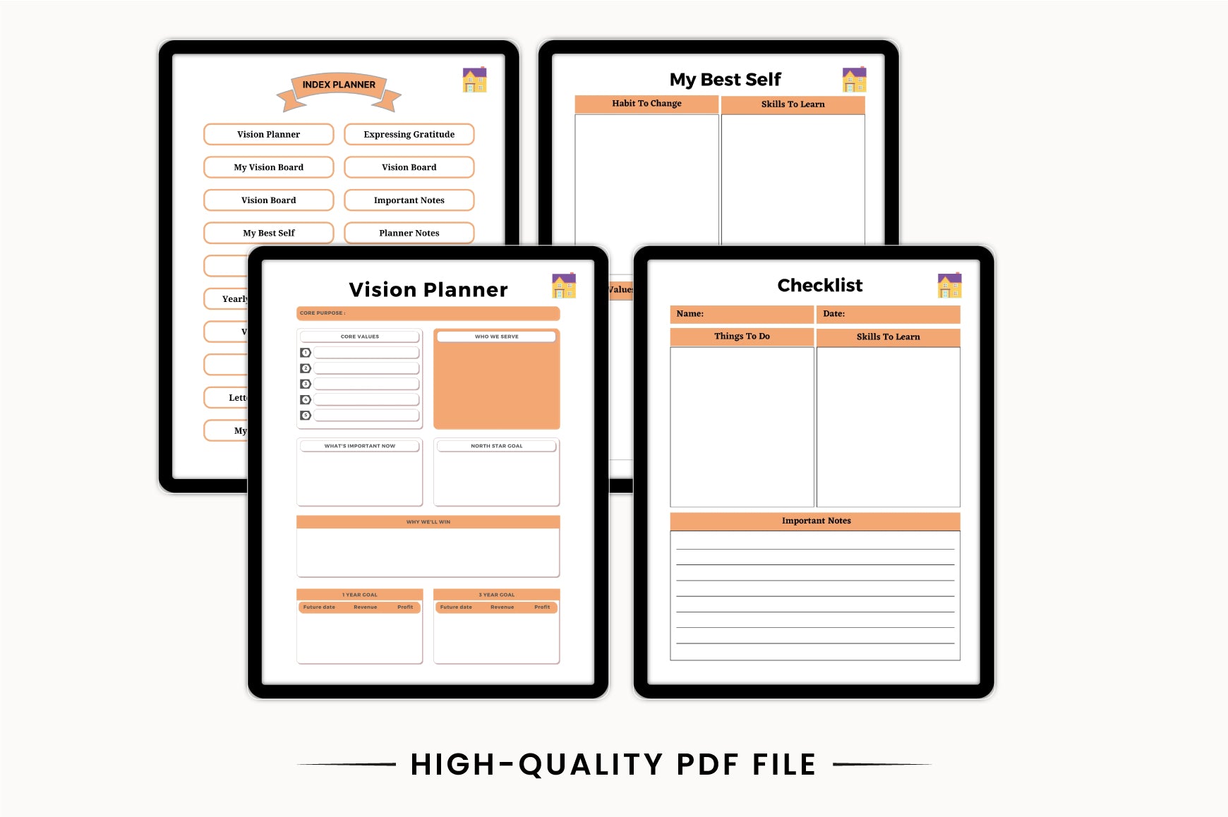 Goal Vision Board Planner