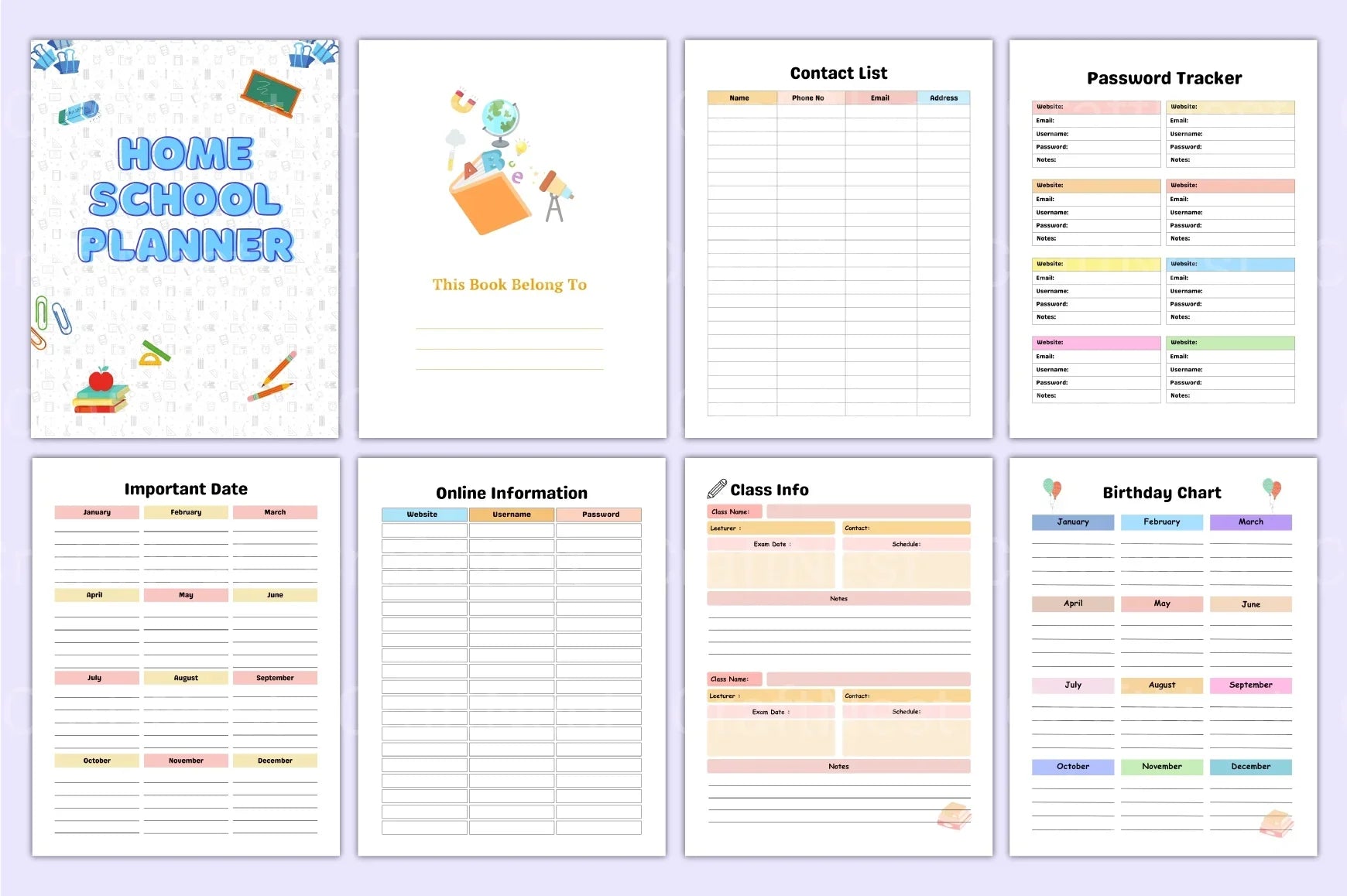 Home School Planner: Organize Your Homeschooling Effortlessly - CraftNest - Digital Crafting and Art