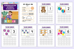 Kindergarten Numbers Workbook for Early Learning - CraftNest - Digital Crafting and Art