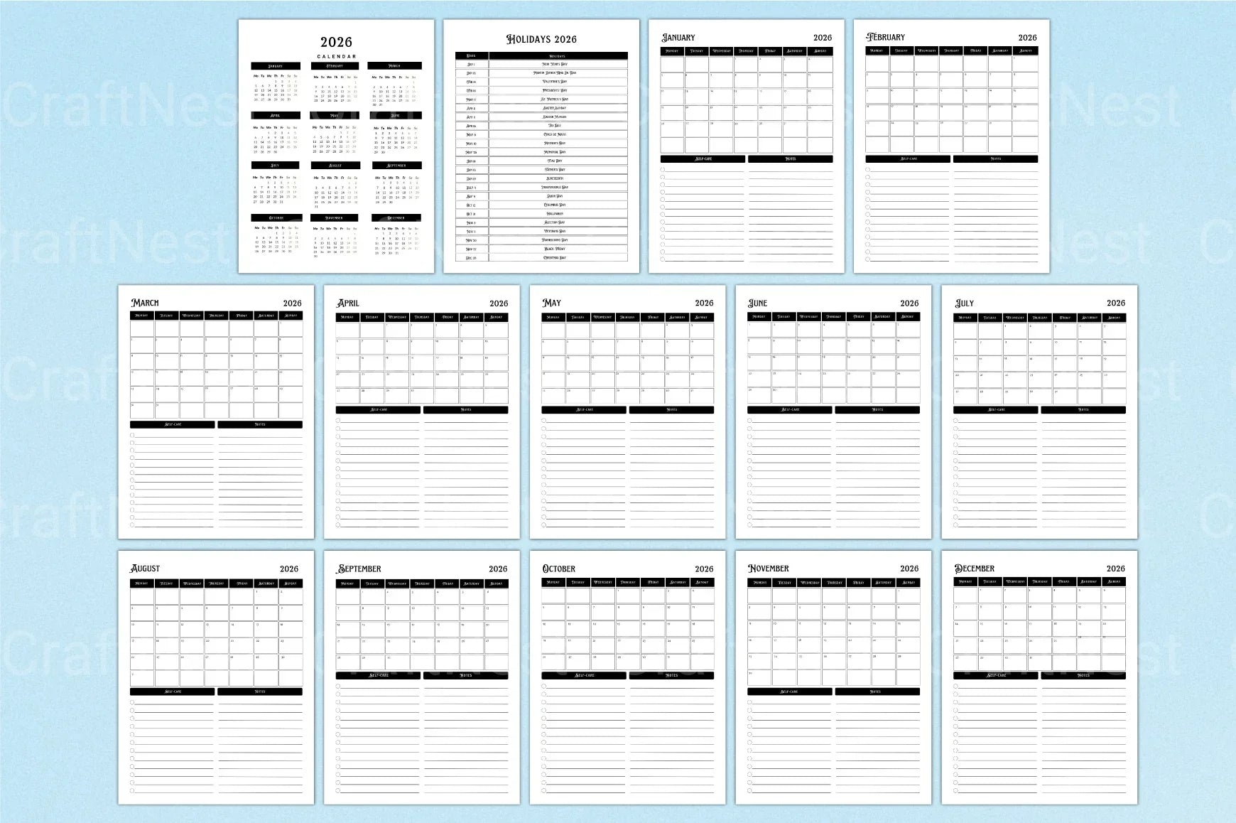 Witchy Planner: Enchant Your Daily Organization - CraftNest - Digital Crafting and Art