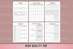 Weight Loss Self-Care Planner - CraftNest - Digital Crafting and Art