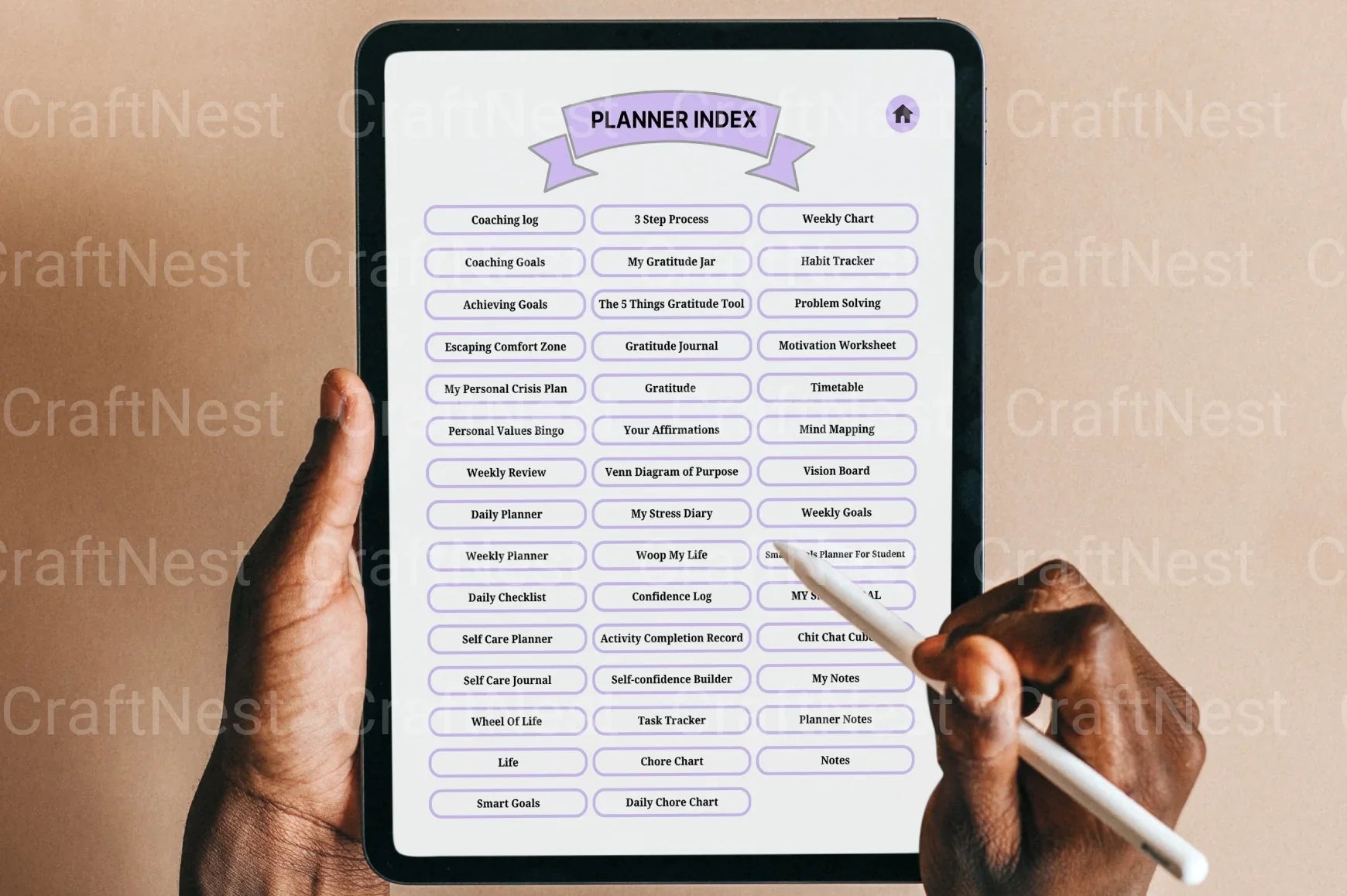 Life Coaching Planner for Personal Growth - CraftNest - Digital Crafting and Art