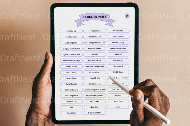Life Coaching Planner for Personal Growth - CraftNest - Digital Crafting and Art