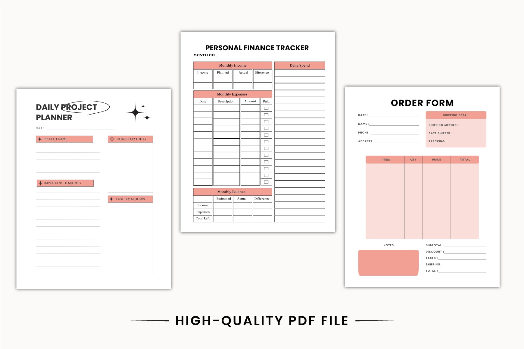 Shirt Brand Business Planner