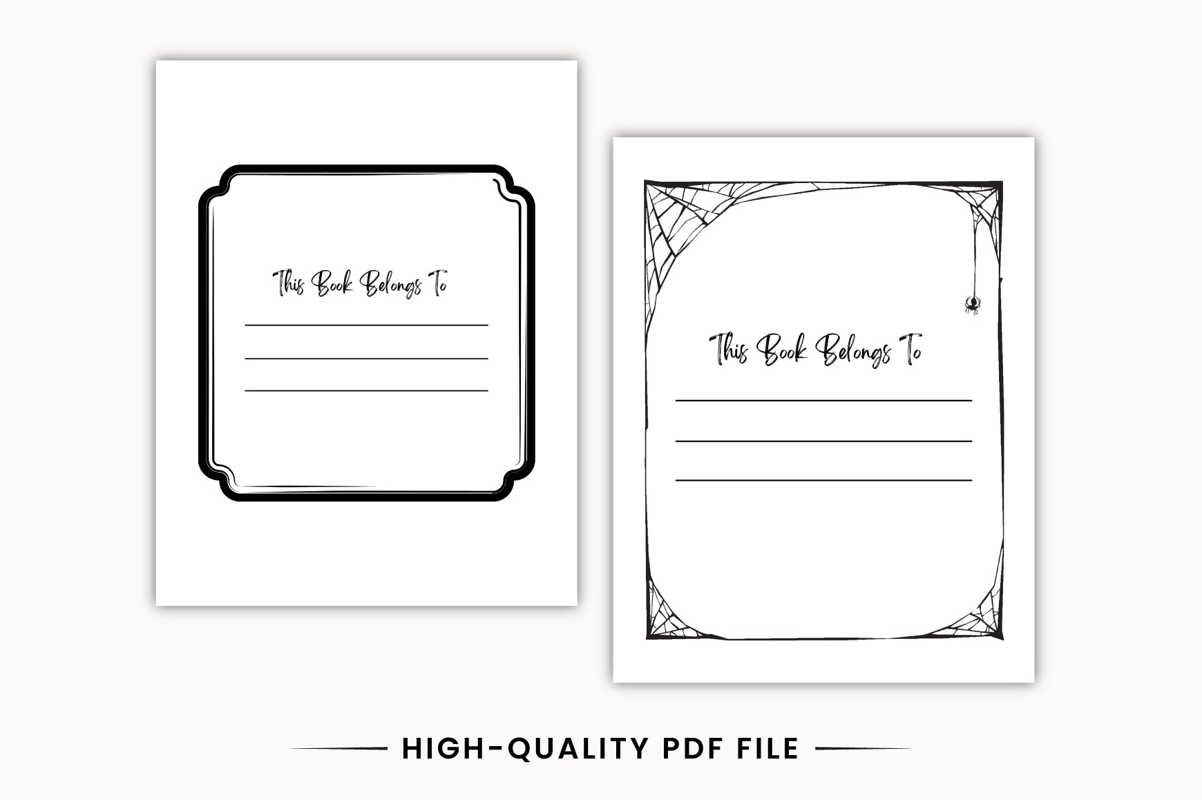 This Belongs To Journal