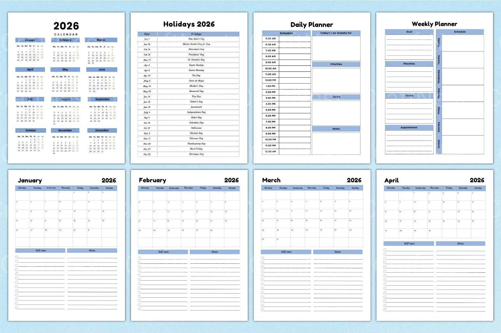 Efficient Cleaning Planner for Organized Homes - CraftNest - Digital Crafting and Art