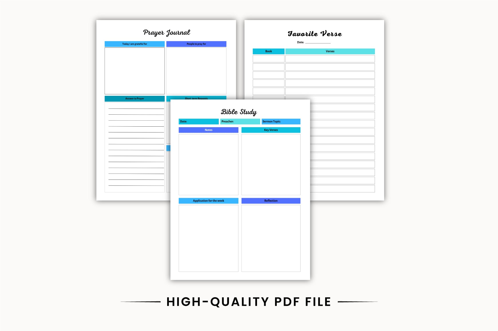 Christian Bible Devotional Planner