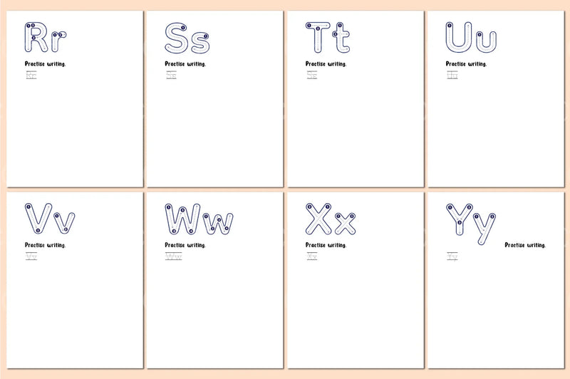 Back to School Alphabet Book - CraftNest - Digital Crafting and Art