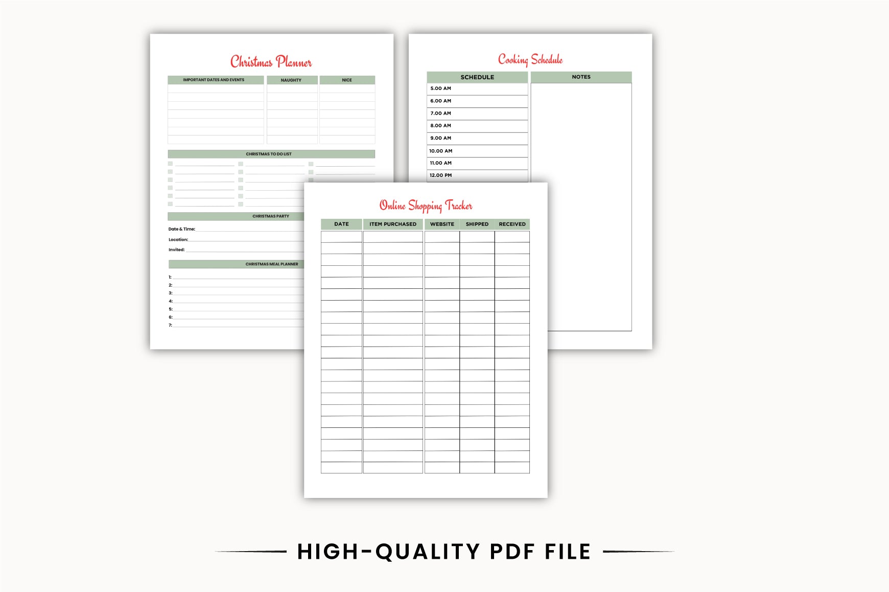 Ultimate Christmas Planner